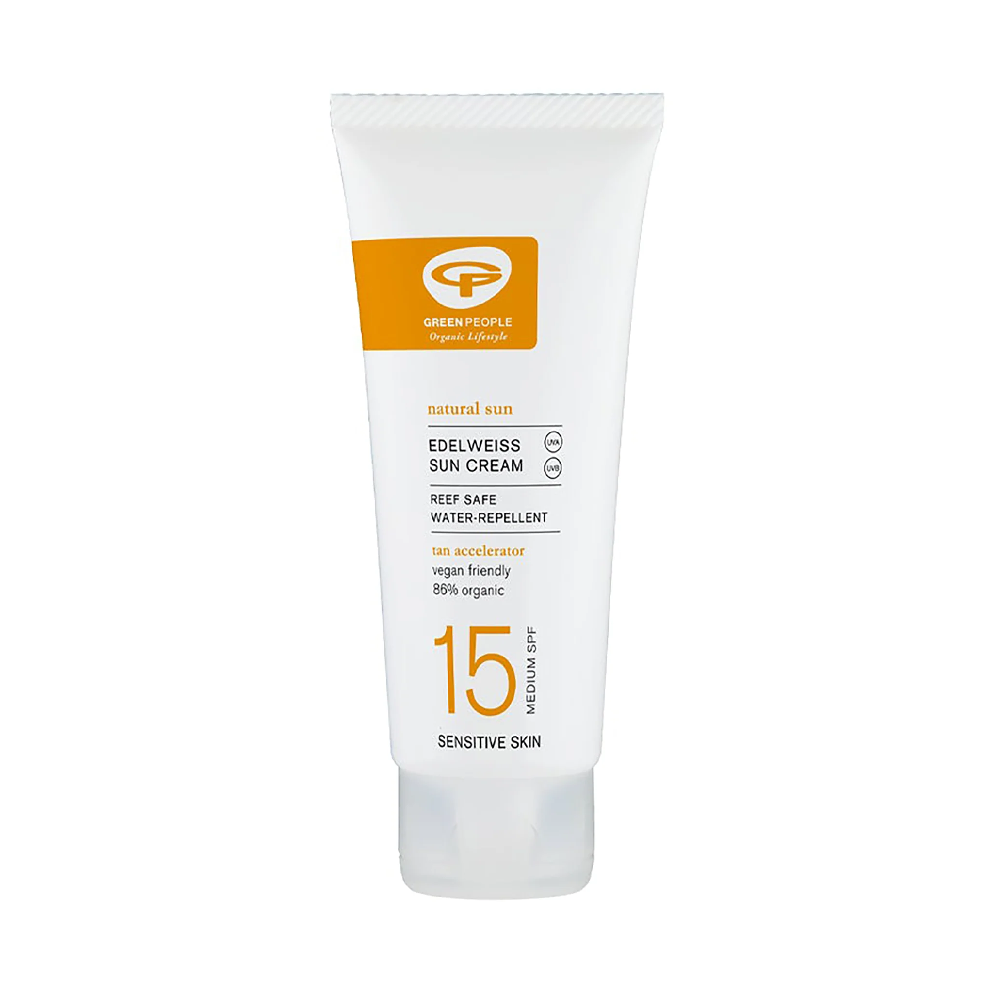 Green People Sun Cream with Tan Accelerator SPF15
