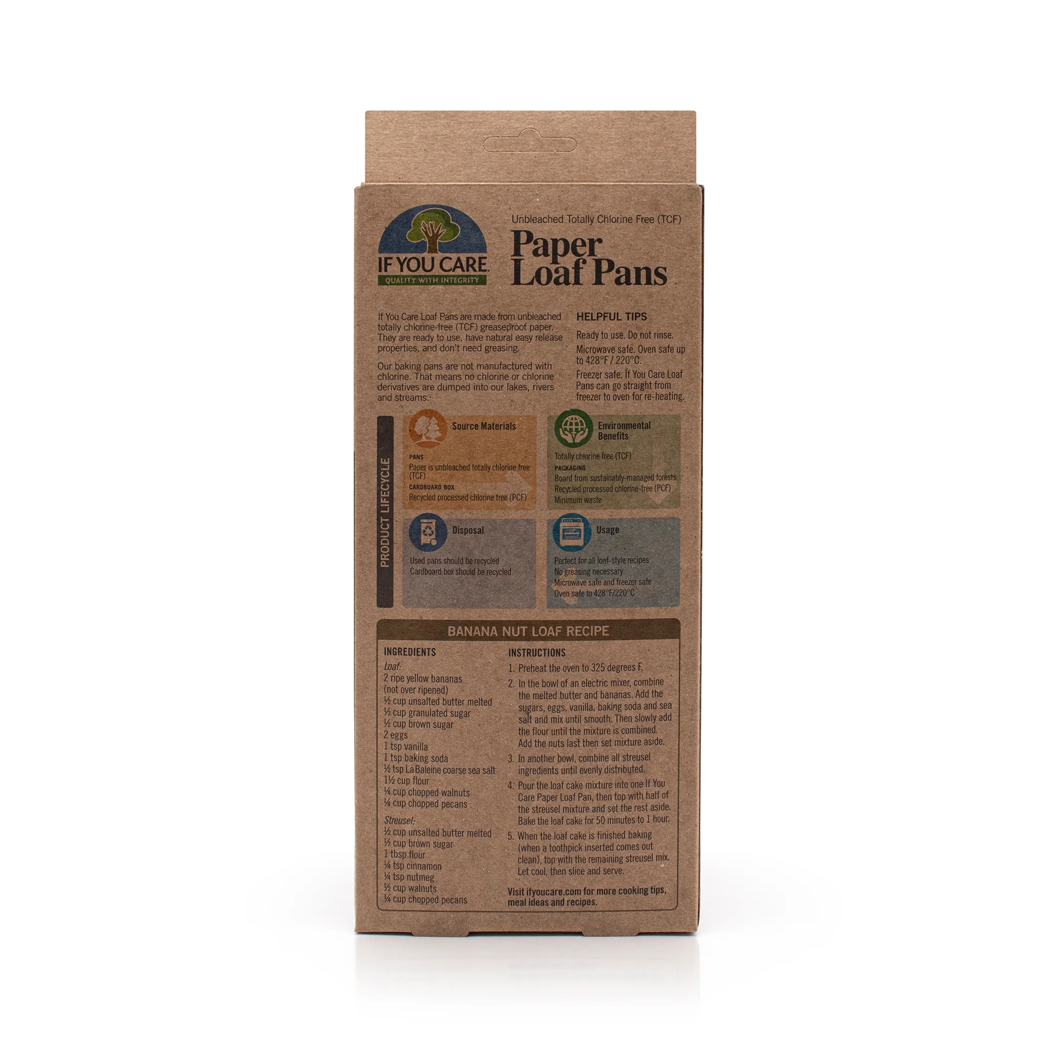 If You Care Paper Loaf Cases Pack of 4 - Image 3