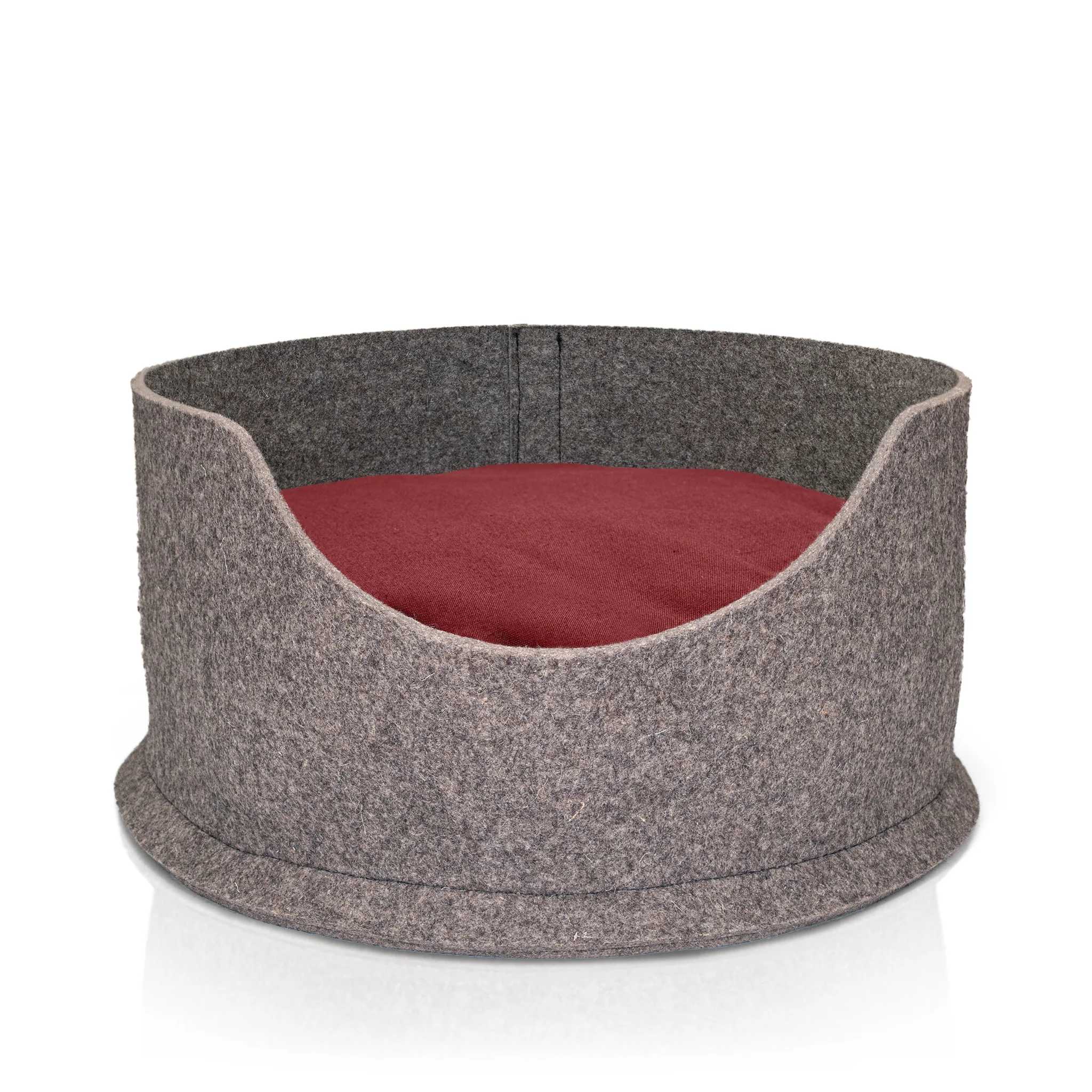 PetSnug Grey Wool Cat Bed - Image 10